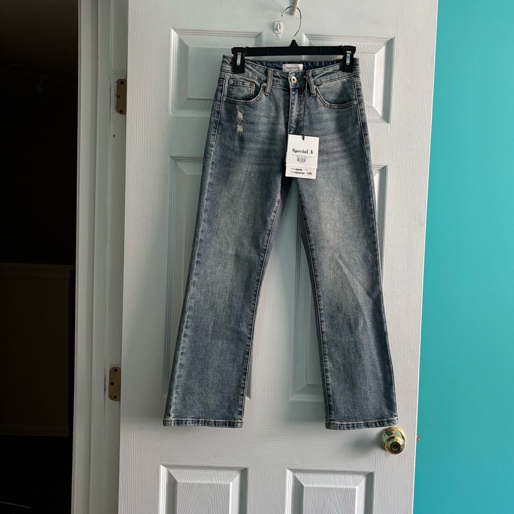 Special A “Lily” Mid-rise Slim Bootcut Denim